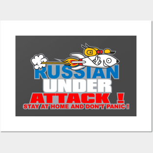 russian under attack ! Posters and Art